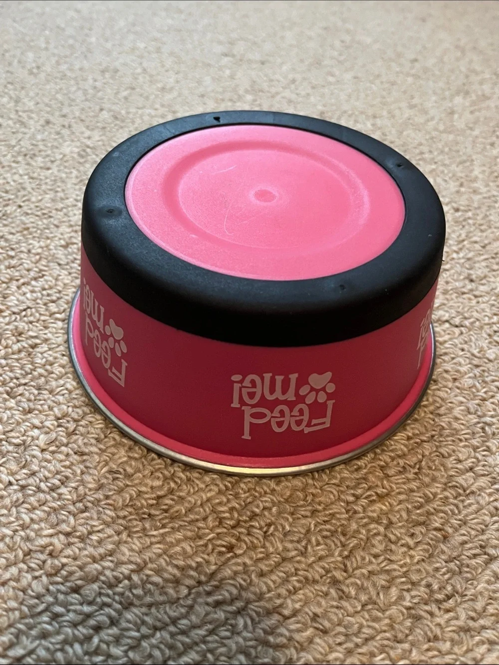 Stainless Steel Pet Bowl - Pink